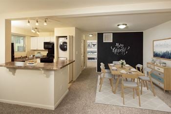 Dining with kitchen view